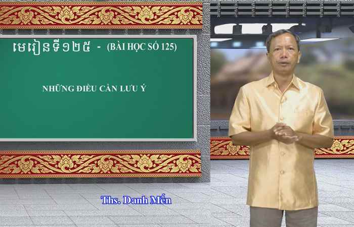  Cùng học tiếng Khmer I Bài 125 I Giáo viên: Danh Mến (03-03-2024)